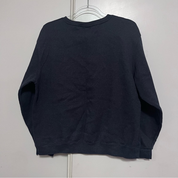 Lone Rock Carmel California Crew Neck Sweatshirt Size Large Navy Blue Graphic - Picture 5 of 6